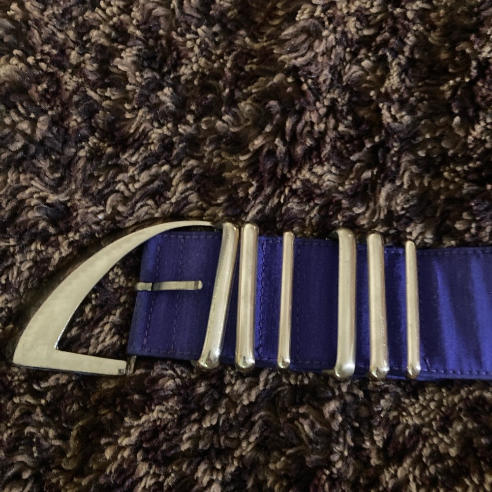 Gianni Versace purple gold vintage belt. Fabulous
